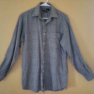 Polo Ralph Lauren Lowell Sport Long Sleeve Button Shirt Glen Check Size S